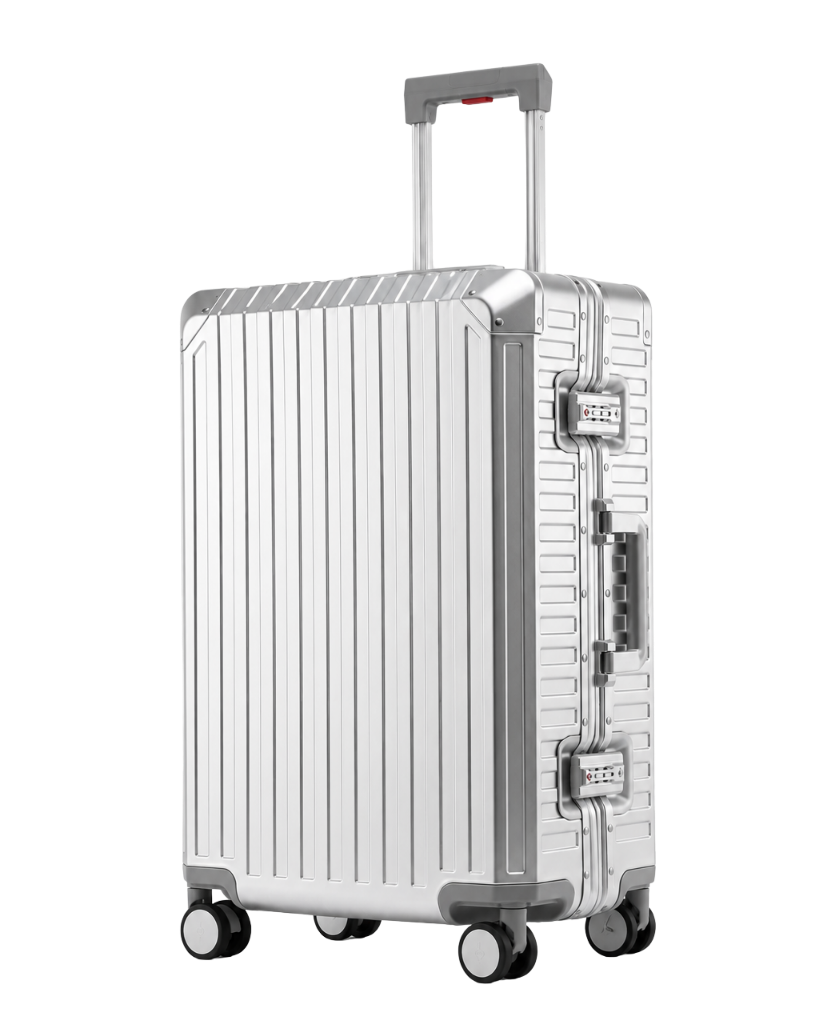 SLATE aluminum carry-on suitcase